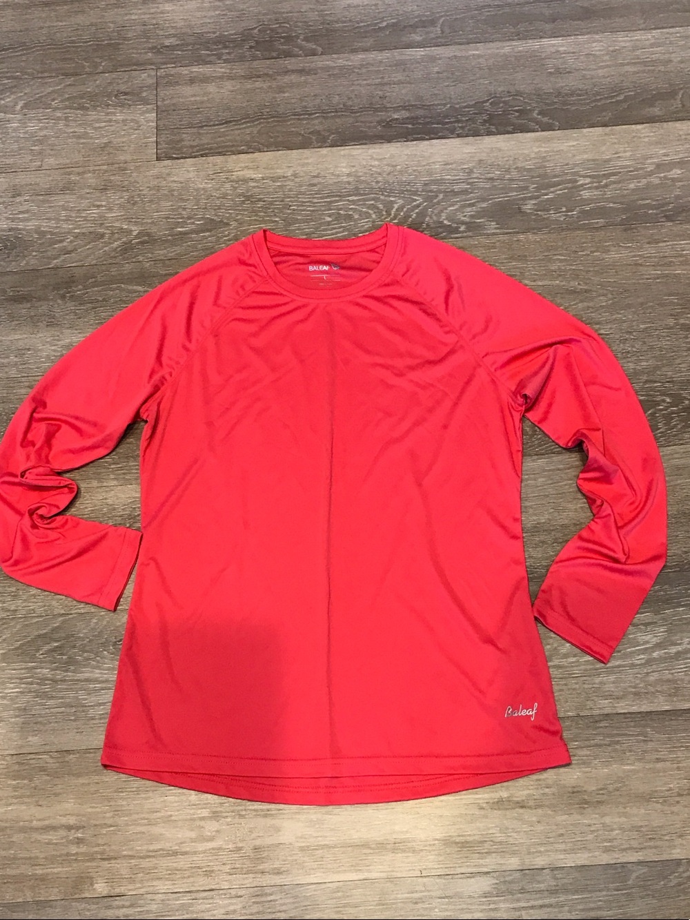 Baleaf Women's Long Sleeve Swim Top - Red